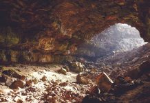 Israel cave bones early man